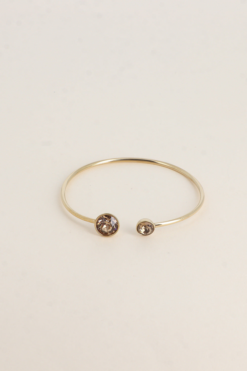 Jonc Betty doré - orné de cristaux de Swarovski® CARAMEL