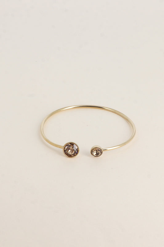 Jonc Betty doré - orné de cristaux de Swarovski® CARAMEL