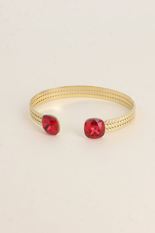 Jonc Phoebe - orné de cristaux de Swarovski® CARMIN