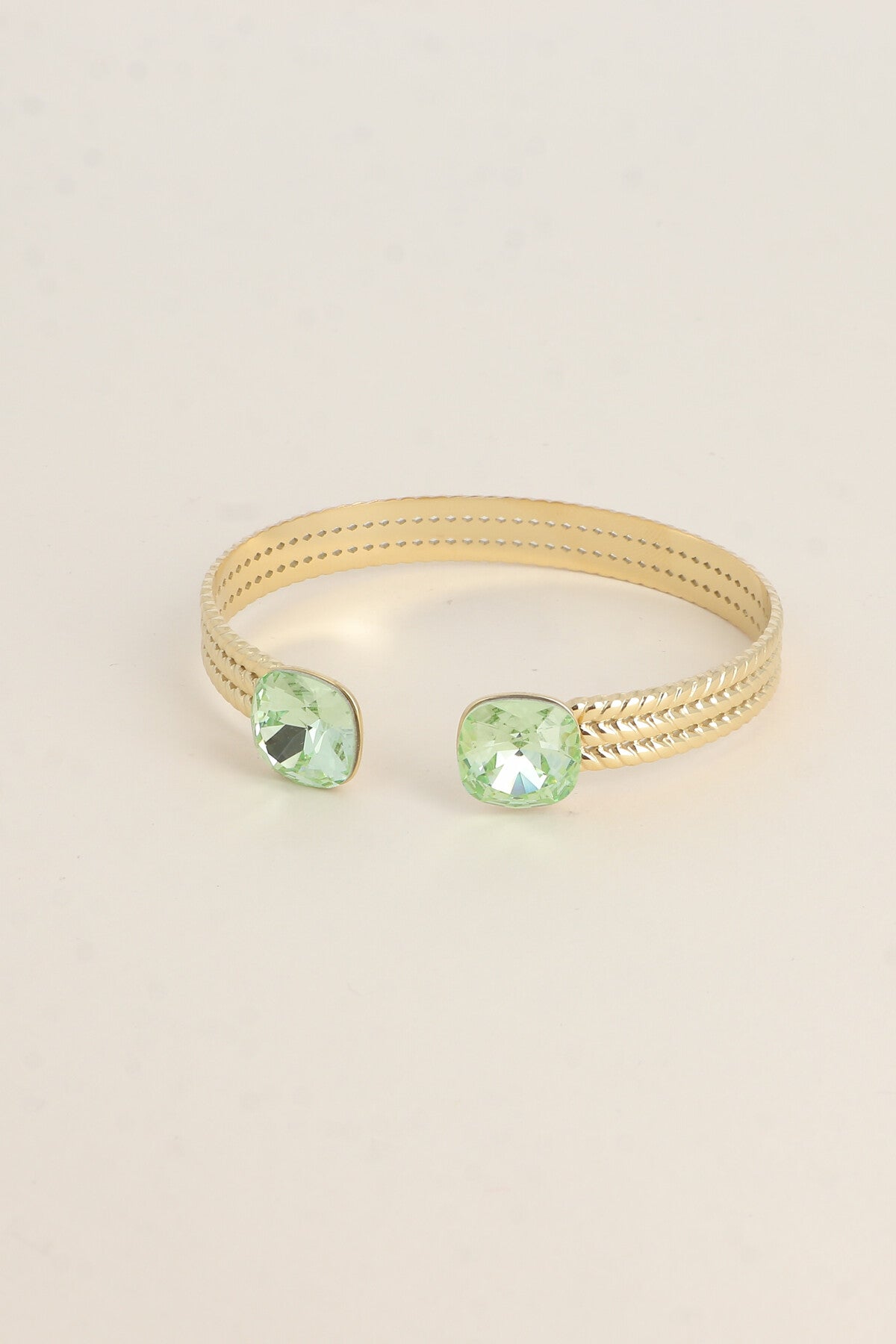 Jonc Phoebe - orné de cristaux de Swarovski® VERT CLAIR