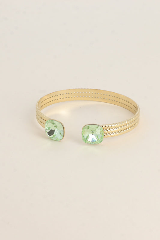 Jonc Phoebe - orné de cristaux de Swarovski® VERT CLAIR