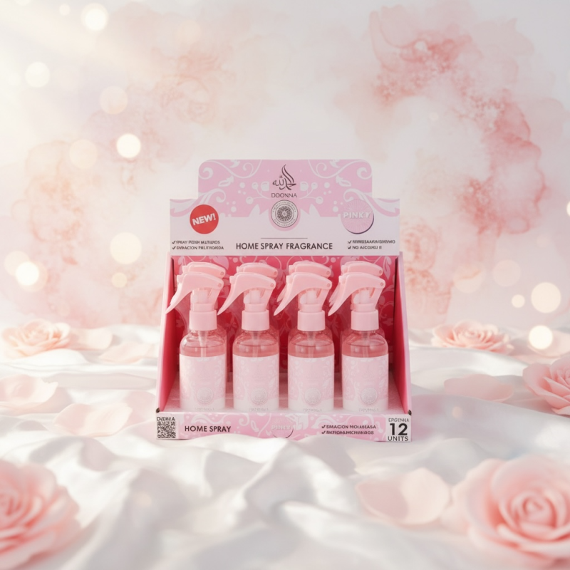 SPRAY D'AMBIANCE MAISON TISSU ET VOITURE D'DONNA YARA ROSE 120ML