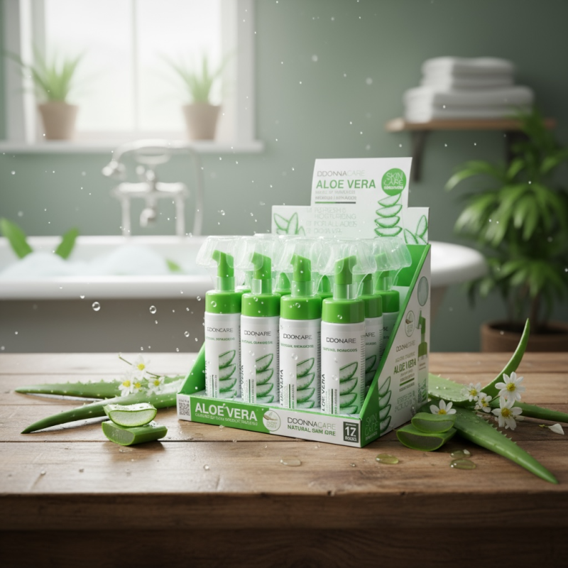 MOUSSE NETTOYANTE NATURAL SKIN CARE ALOE VERA D'DONNA