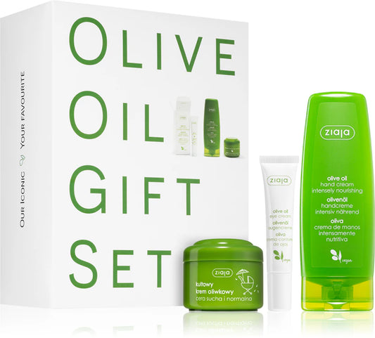 COFFRET OLIVE OIL CORPS ET VISAGE 3 PIECES