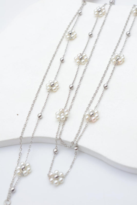 PARURE CAROLE ARGENTEE