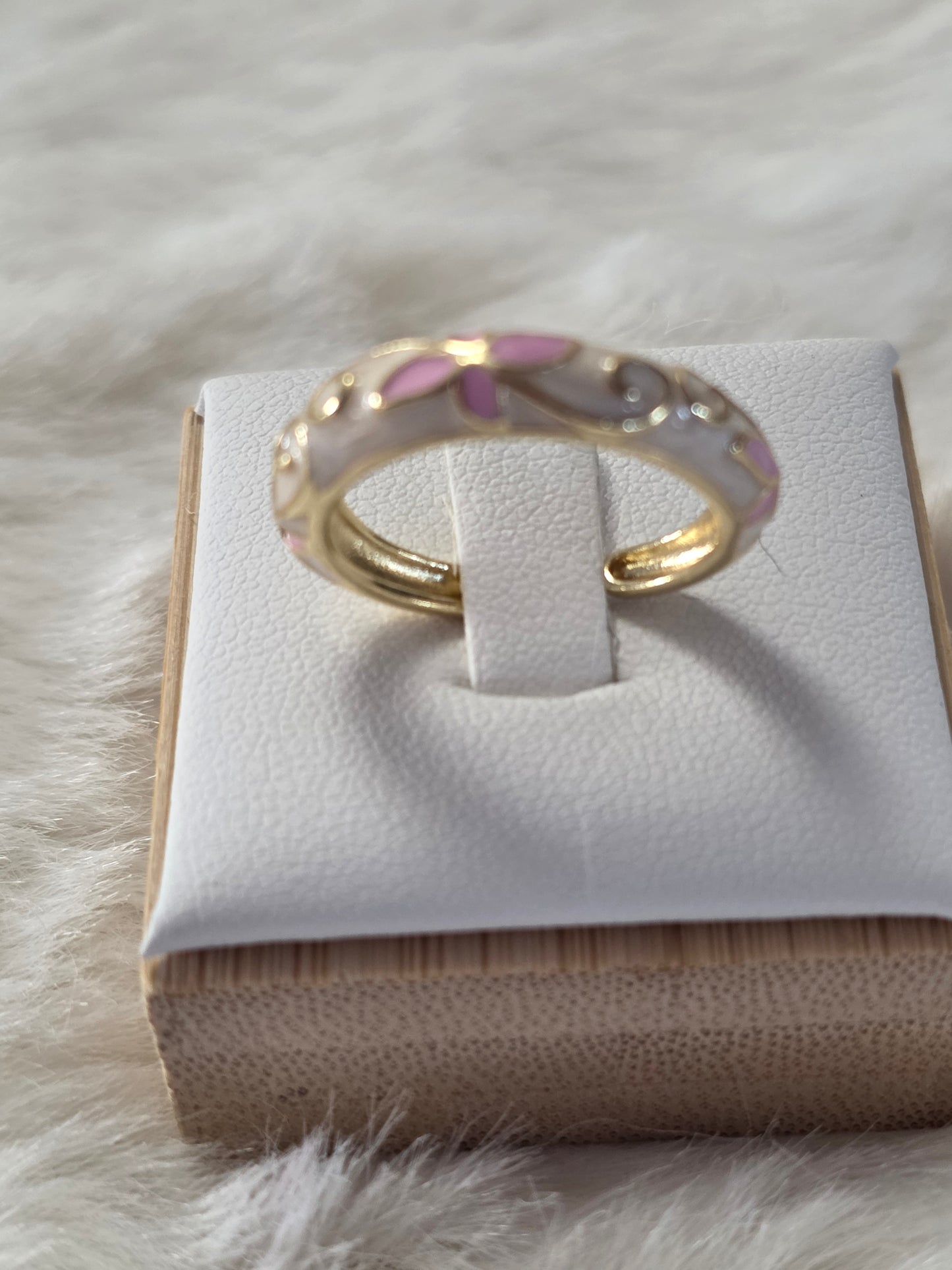 BAGUE CLEOPATRE BLANC