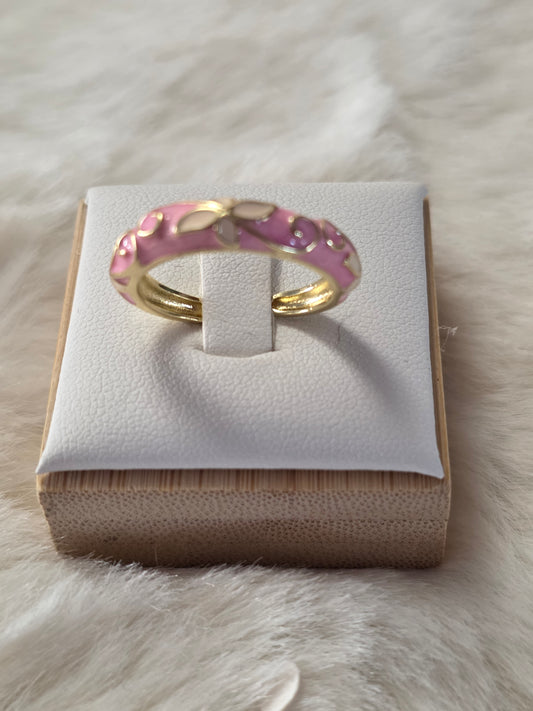 BAGUE CLEOPATRE ROSE