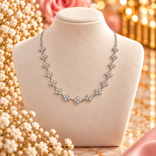 COLLIER EVA ARGENTE