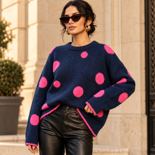 PULL PAMELA BLEU FONCE