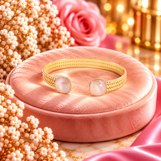 Jonc Phoebe - orné de cristaux de Swarovski® IVOIRE