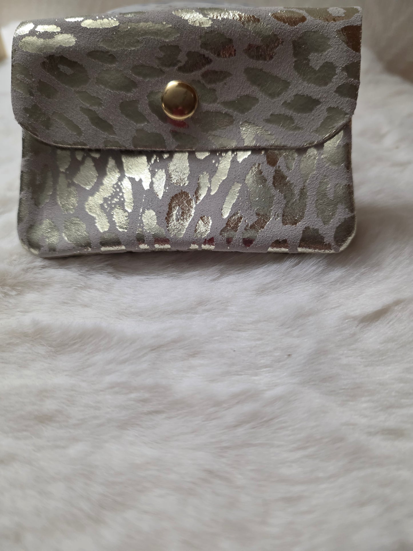 PORTEFEUILLE CHRISTINE LEOPARD BEIGE