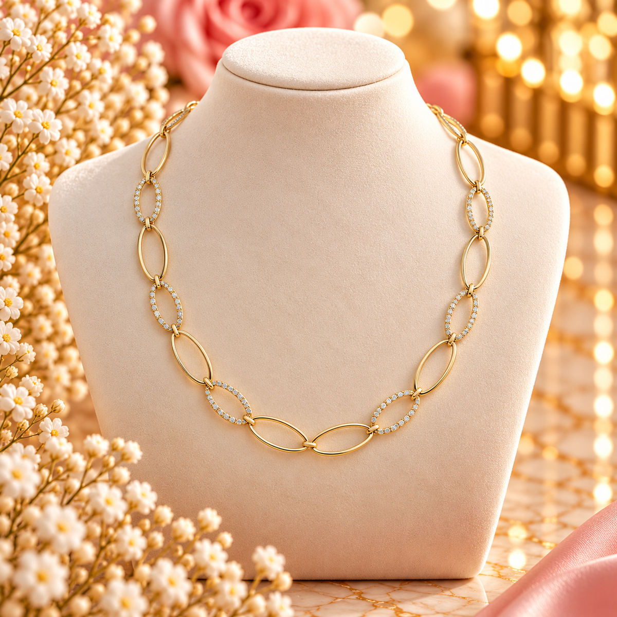 COLLIER DANAE doré
