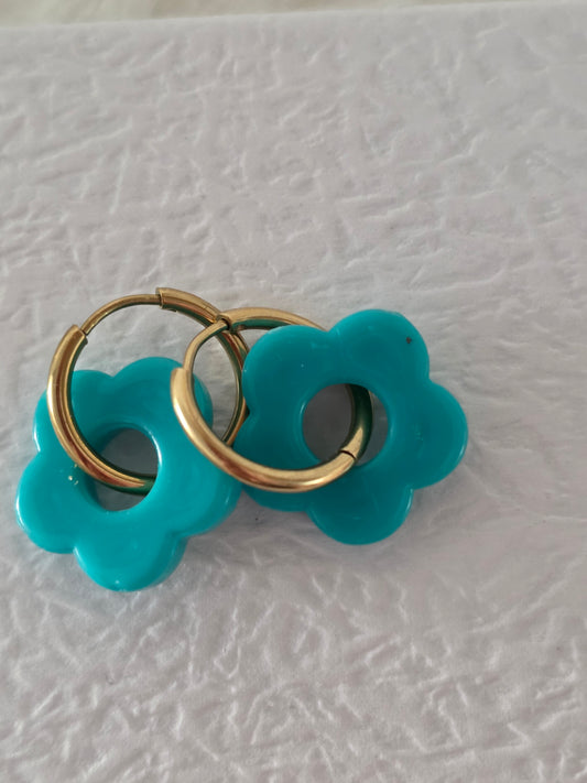 BOUCLES D'OREILLES JULIE VERT