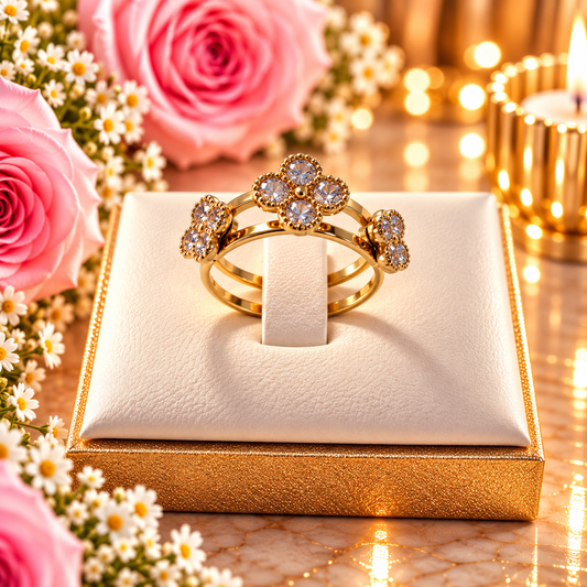 BAGUE CALINA BLANC
