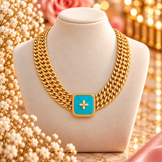 COLLER ADELAIDE TURQUOISE