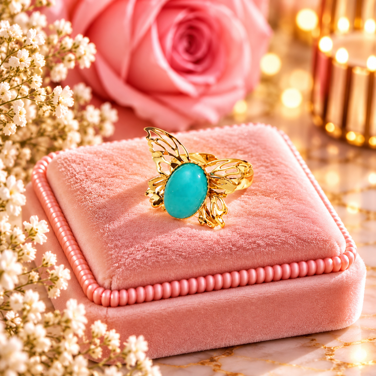 BAGUE ARIA TURQUOISE