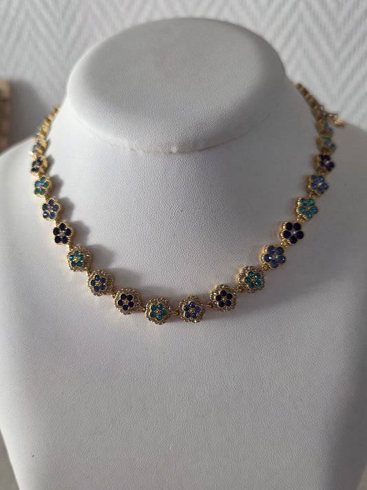 COLLIER MURIEL BLEU
