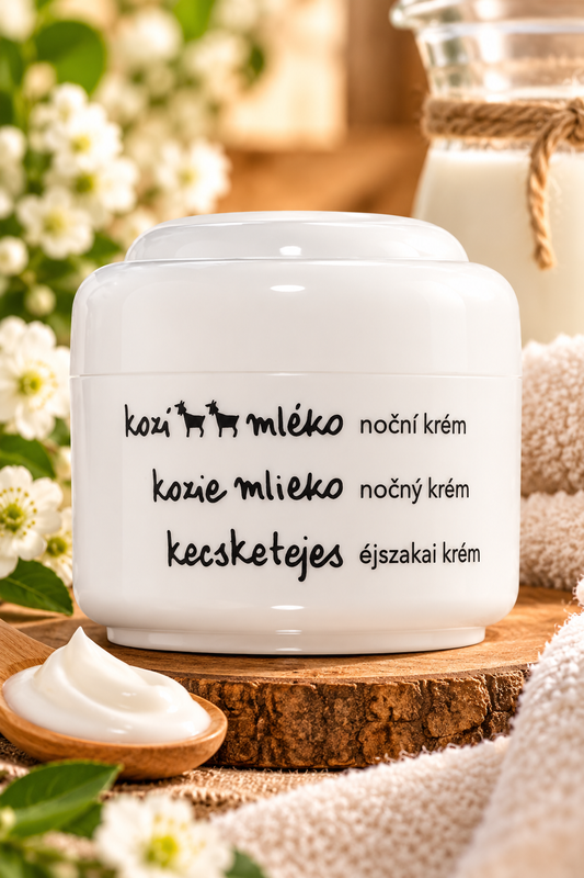 CREME HYDRATANTE NUIT AU LAIT DE CHEVRE