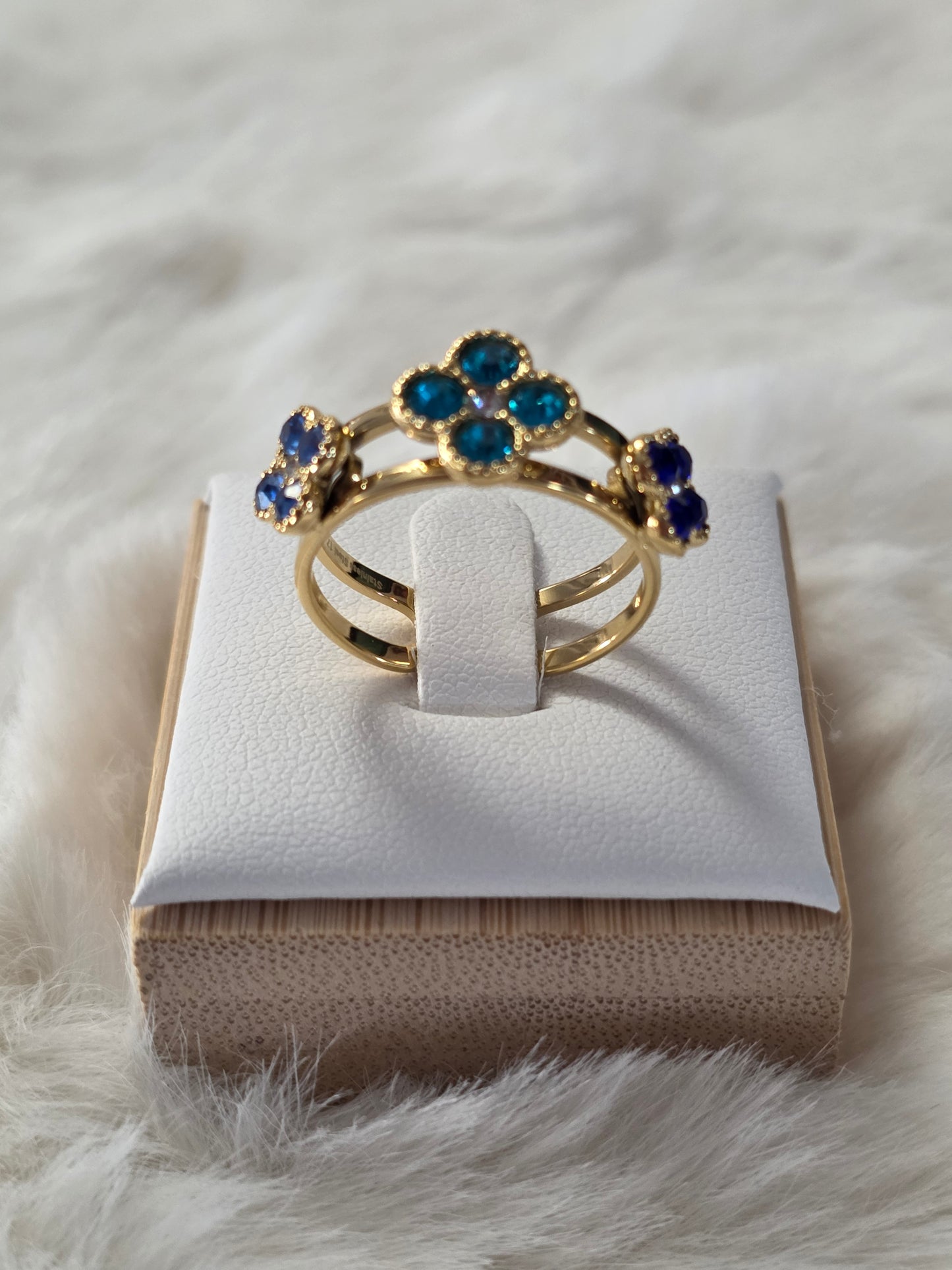 BAGUE CALINA BLEU