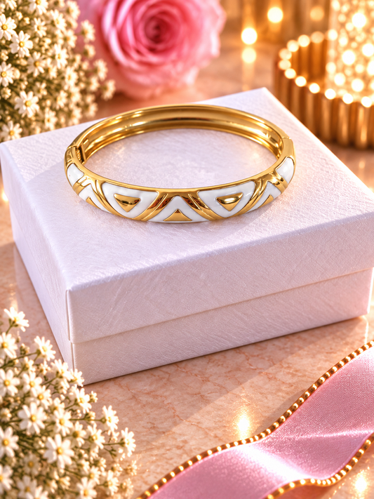 BRACELET ALEXANDRIE  BLANC