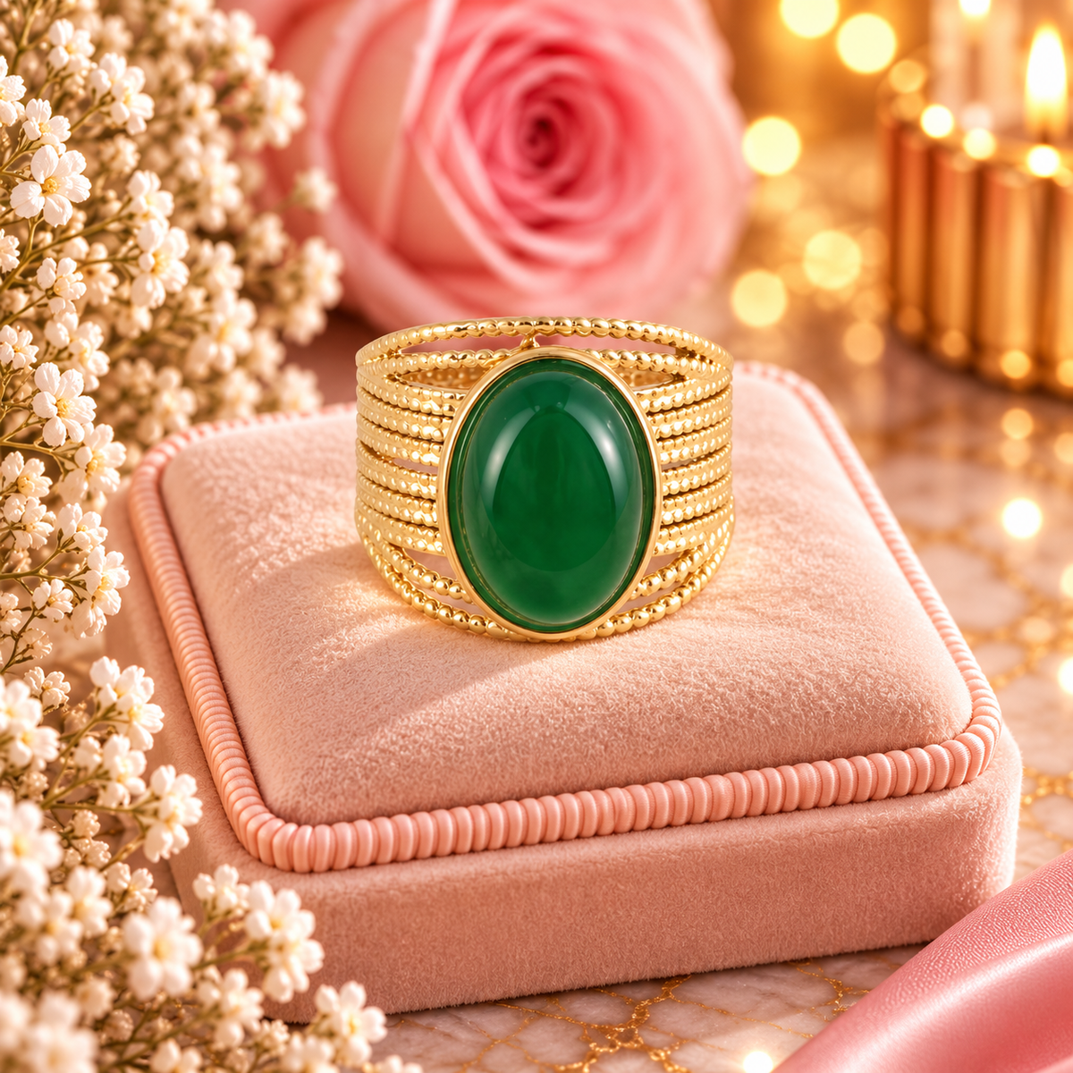 BAGUE MARIE THERESE VERT