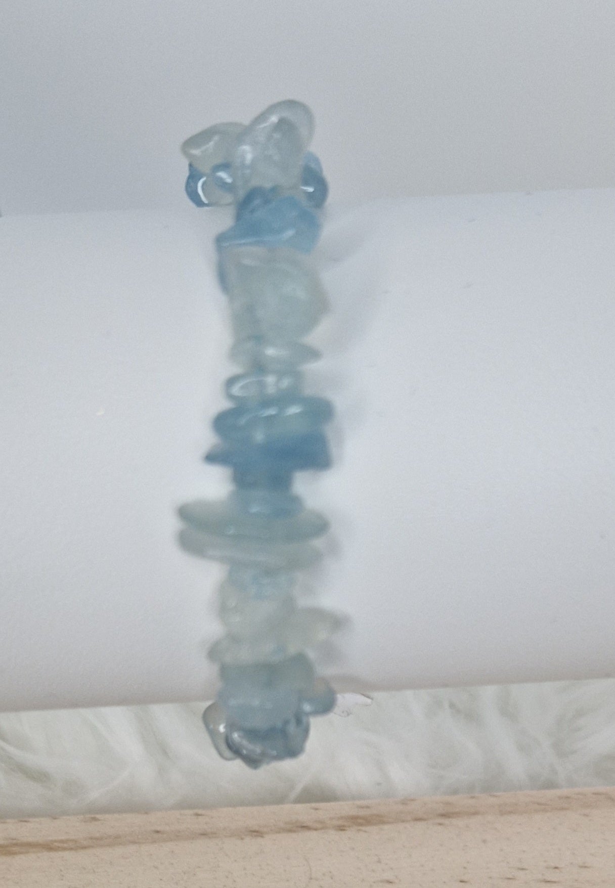 BRACELET BAROQUE AIGUE MARINE