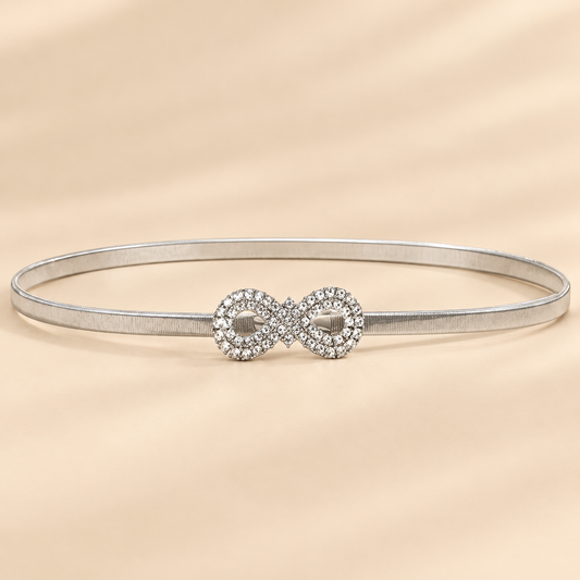 CEINTURE KELIA ARGENTEE