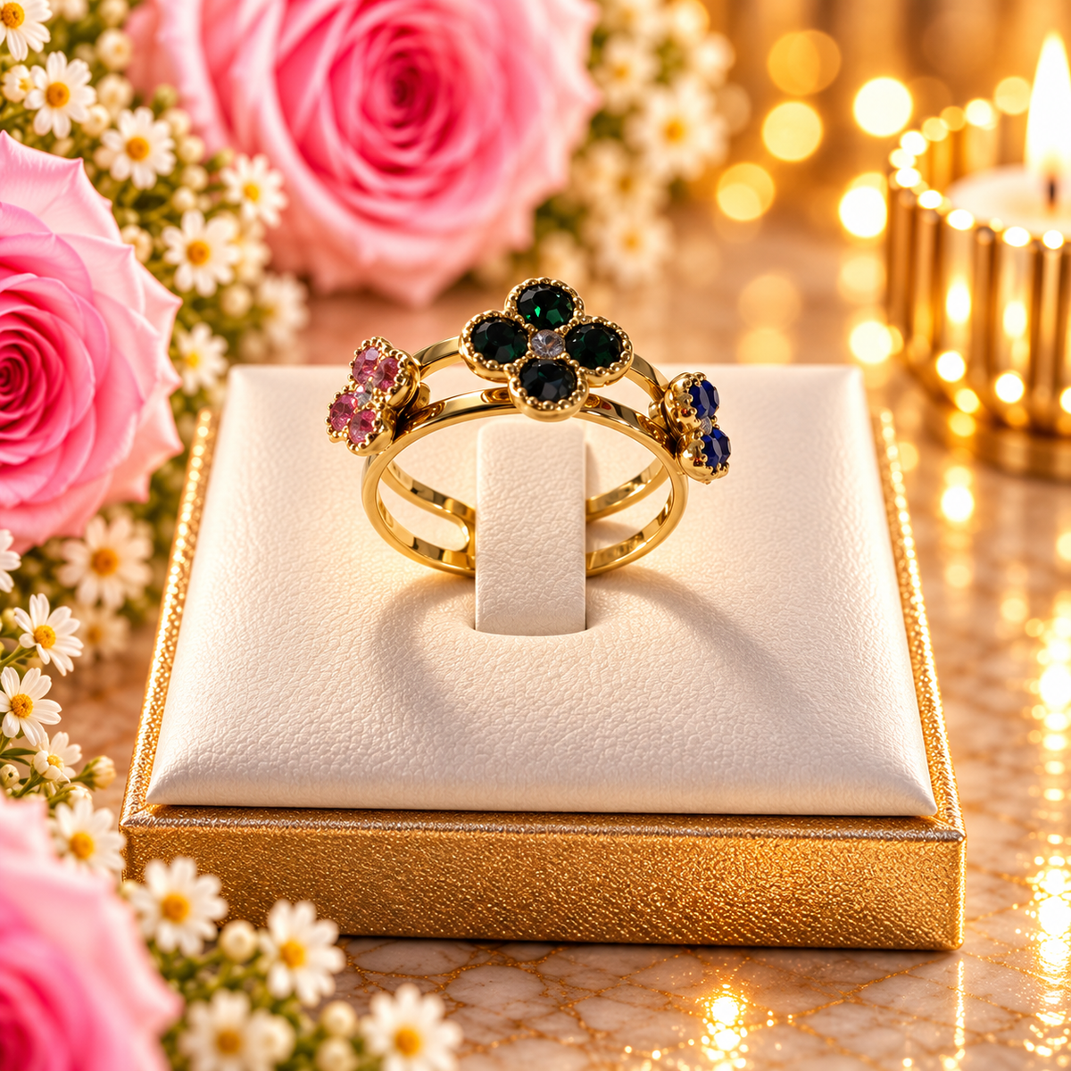 BAGUE CALINA MULTICOLE