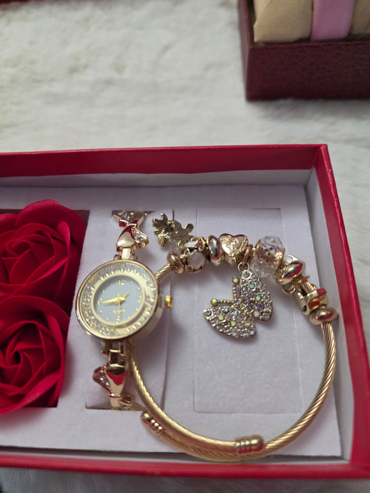 COFFRET MONTRE BRACELET  PAPILLON