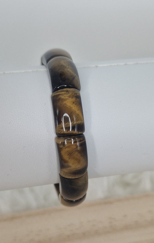 BRACELET OEIL DE TIGRE FACETTE