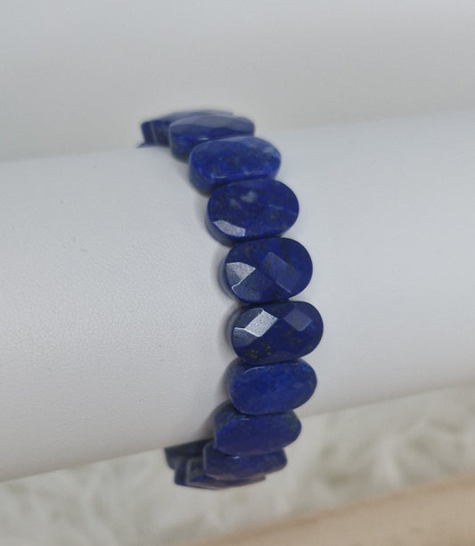 BRACELET LAPIS LAZULI FACETTE