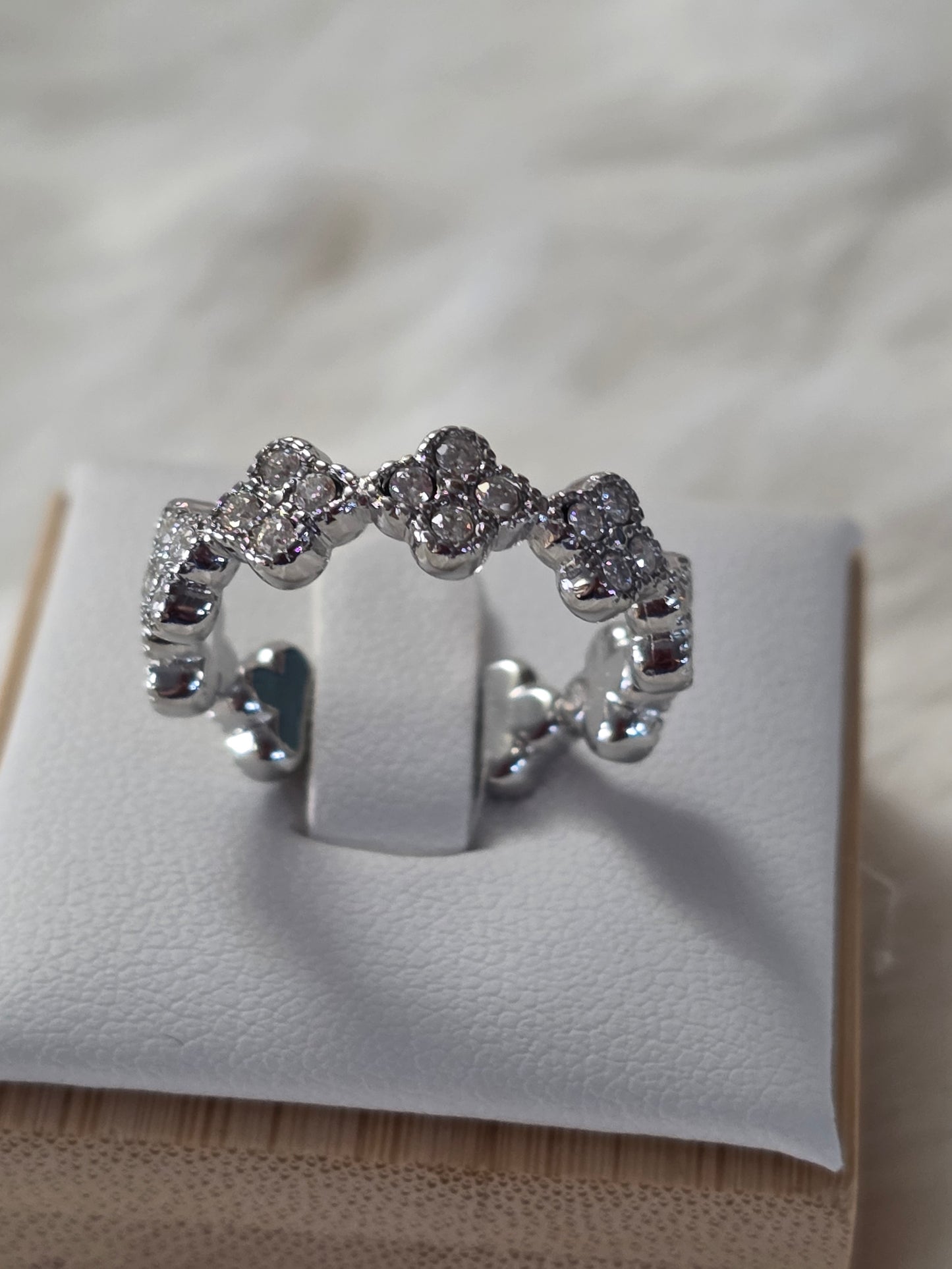 BAGUE ALEXINE ARGENTE