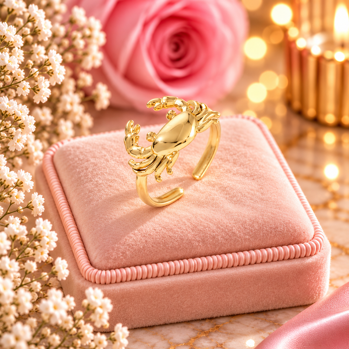 BAGUE PEPITA dorée
