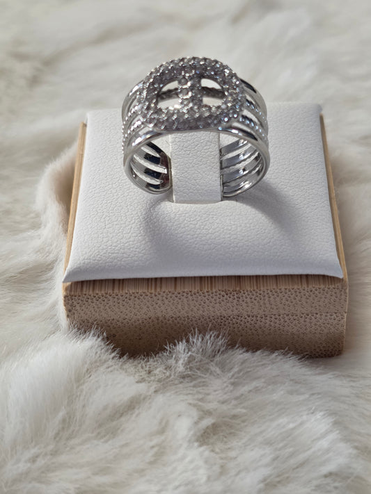 BAGUE CECILE ARGENTE